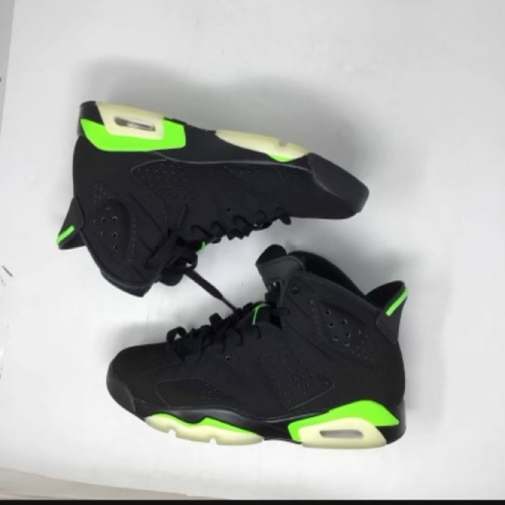 Jordan 6 electric green sneakers
